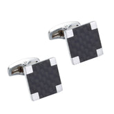 Premium French Constellation Black Cross Cufflinks